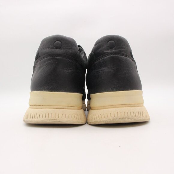 O By Everlane The Trainer Black Leather Sneakers Women\'s 13.5 Men\'s 11.5 Low Top main image 4
